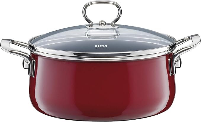 Riess 0558-008 Nouvelle - Top 3000 Rosso Set of Dishes 5 Pieces Maroon