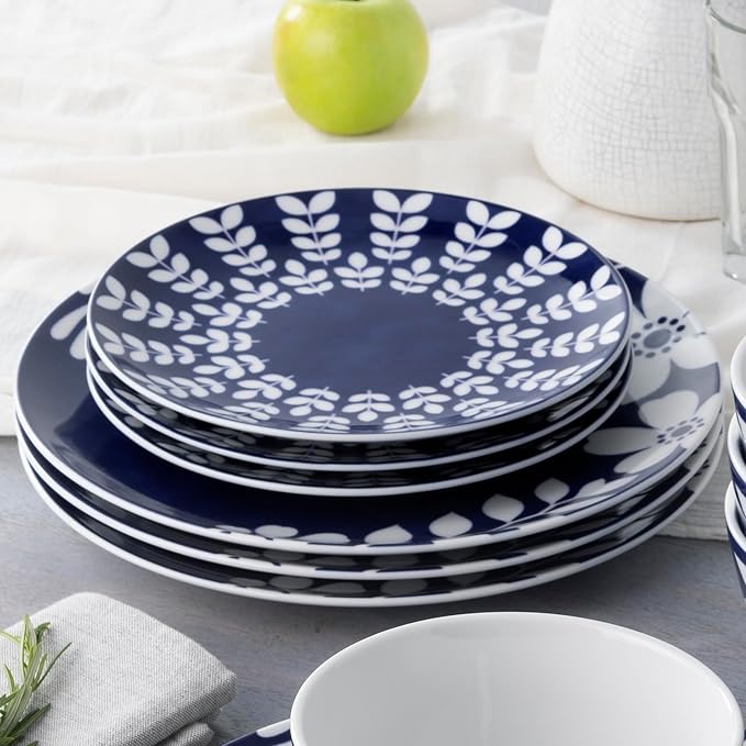 Noritake Bluefjord 12-Piece Dinneware Set Service for 4