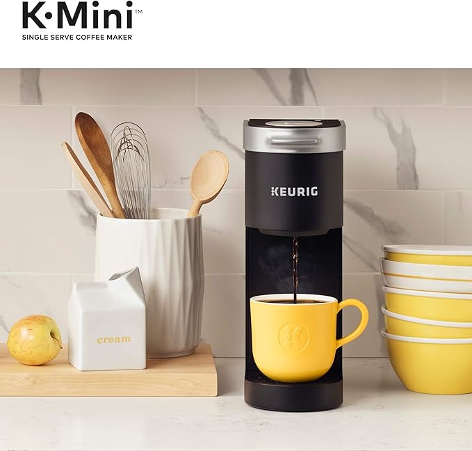 Keurig K-Mini Coffee Maker Single Serve K-Cup Pod Coffee Brewer Black with McCafe Classic Collection Variety Pack K-Cup Coffee Pods 40 Count