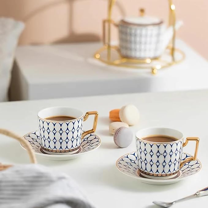 bone china dinnerware sets for 4 round dinner plate kitchen tableware dish set for dining include dinner and salad plate coffee cup set