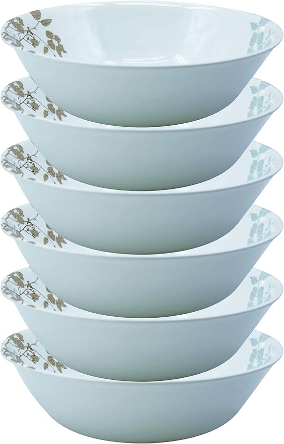 UNIWARE BPA-Free Dishwasher Safe Eco Friendly 100% Melamine Dinnerware Set of 6 Best for Indoor and Outdoor Party (6.5 Soup Bowl)