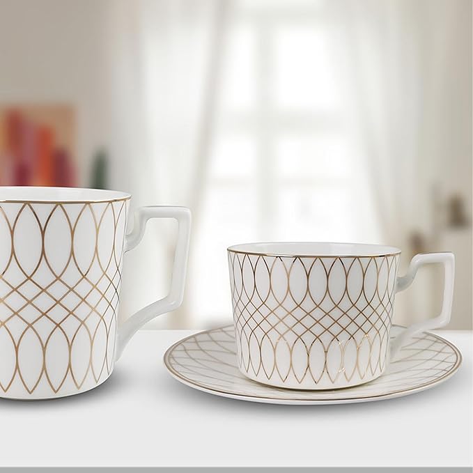 gold trim dinnerware set service for 6 24 pieces pink and white ceramic plate set luxury bone china dishes sets for wedding anniversary fine dining present