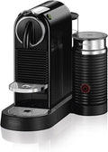 Nespresso CitiZ Coffee and Espresso Machine by De'Longhi with Milk Frother Black 9.3 x 14.6 x 10.9 inches