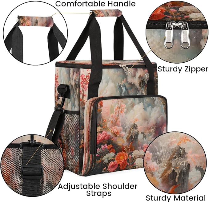 Beautiful Landscapes Coffee Maker Carrying Bag for Keurig K-Mini or K-Mini Plus Storage Portable Coffee Maker Travel Bag