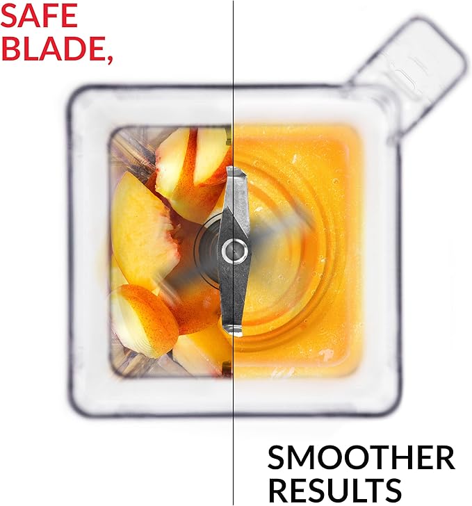 Blendtec Classic 575 Blender 90 oz WildSide+ Jar Spoonula Spatula and Recipe Book Bundle - Black