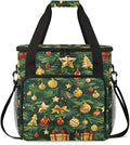 Christmas Festivals Coffee Maker Carrying Bag Magical Tree Travel Storage Bag Compatible with K-Mini or K-Mini Plus Single Serve Coffee Brewer Carrying Case with Multiple Pockets &amp Shoulder Stra