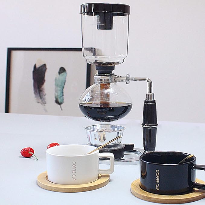 Style Siphon Coffee MakerSyphon Coffee PotResistant GlassTea Siphon PotSiphon Artisanal Coffee MachineCoffee Machine Filter for Home Kitchen Use5