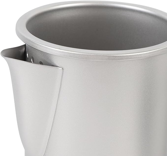 Yosoo Stainless Steel French Press Coffee Maker Portable Hand Brewed Coffee Press Teapot 1000ml Capacity Lightweight for Camping Travel Office Use (Silver)