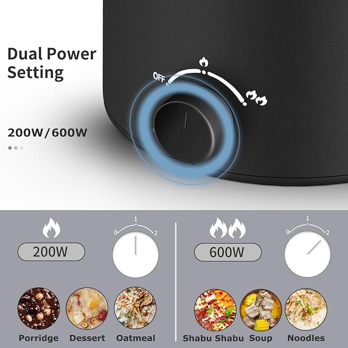 Topwit Hot Pot Electric &amp 1.2L Small Rice Cooker