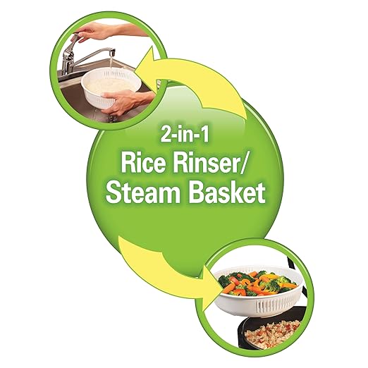 Hamilton Beach Digital Programmable Rice Cooker &amp Food Steamer 14 Cups Cooked (7 Uncooked) With Steam &amp Rinse Basket Stainless Steel (37548)