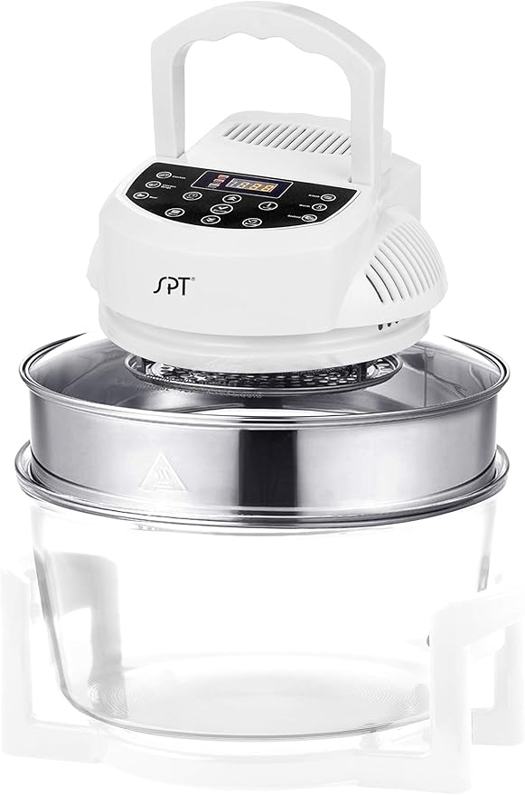 SPT SO-2005: Digital Convection Oven with Extender Ring and 6 Pre-programmed Settings white