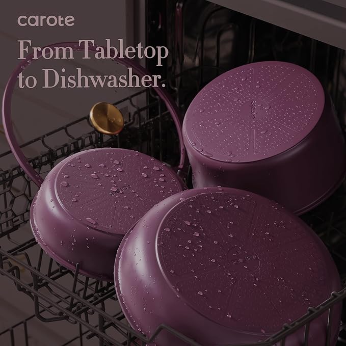 CAROTE 19pcs Pots and Pans Set and 3pcs Baking Pan Set Nonstick Cookware Set Bakeware Set