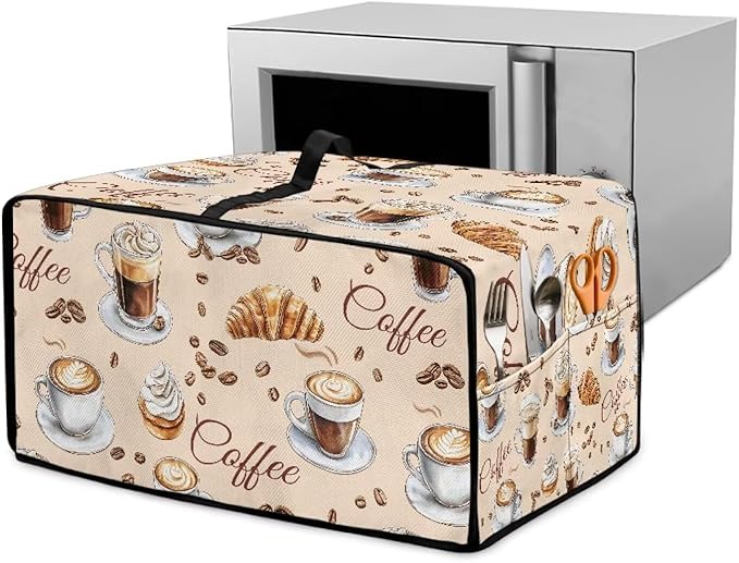 Coffee Cake Toaster Oven Air Fryer Cover Heat-Resistant Waterproof Dust-proof Protective Covers Compatible with Smart Oven Air Fryer Smart Oven for Parties &amp Gatherings