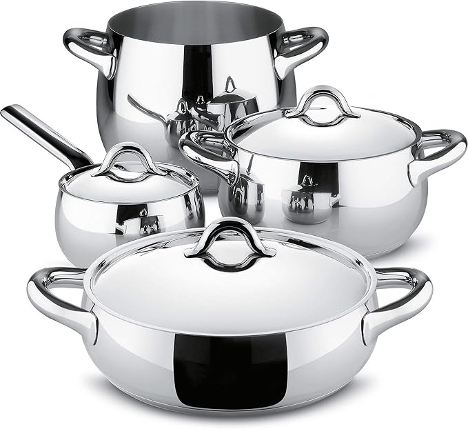 Alessi SG100S7 Mami 7 Piece Kitchen Set Silver