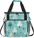 Christmas Tree Coffee Maker Carrying Bag Xmas Tree Travel Storage Bag Compatible with K-Mini or K-Mini Plus Single Serve Coffee Brewer Carrying Case with Multiple Pockets &amp Shoulder Strap