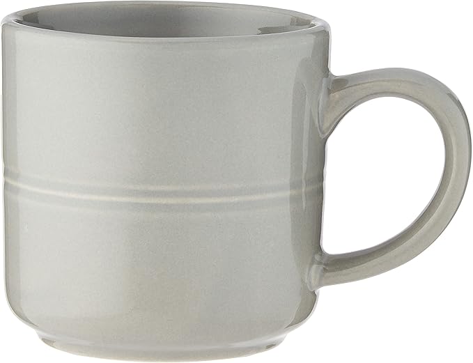 DINNERSET 16PCS GREY STONEWARE RIDGE