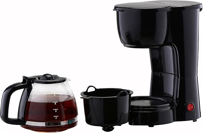 Black 5-Cup Drip Coffee Maker New