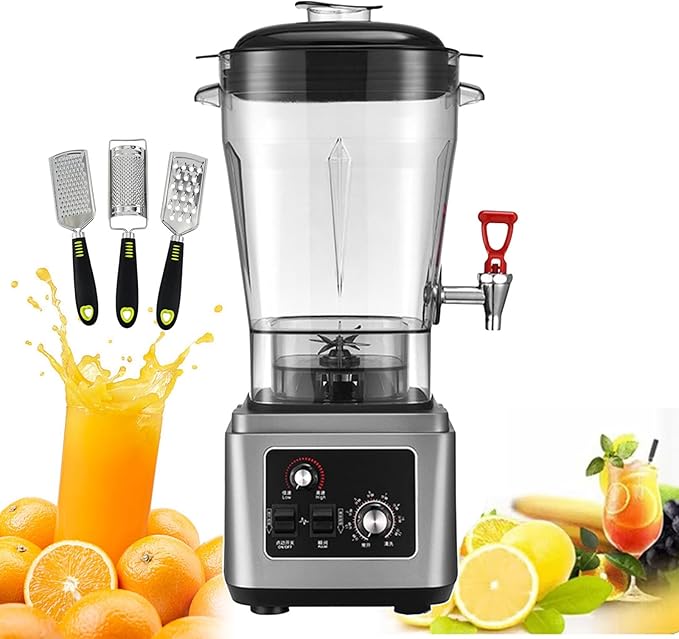 Electric Stand Mixer Countertop Blenders - Blender Smoothie Maker &amp Cooking Machine With Thickened Soundproof Lid Design - Nut Milk Machine For Ice Cream/Soups/Nuts/Smoothie/Juices 2900w11L