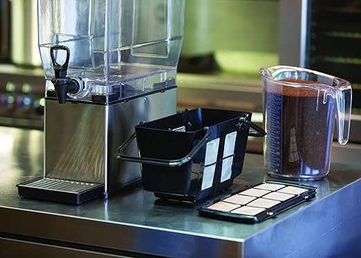 Service Ideas CBNS3SS Cold Brew N' Serv System Cold Brew Coffee Maker 3 Gallon Stainless Steel