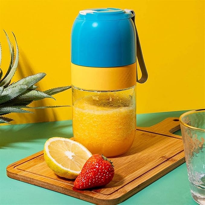 Portable Blender Personal Size Blender Juicer Cup for Juice Crushed-ice Smoothie Shake with Six Blades USB Rechargeable Blender for Outdoor Picnic Travel Gym