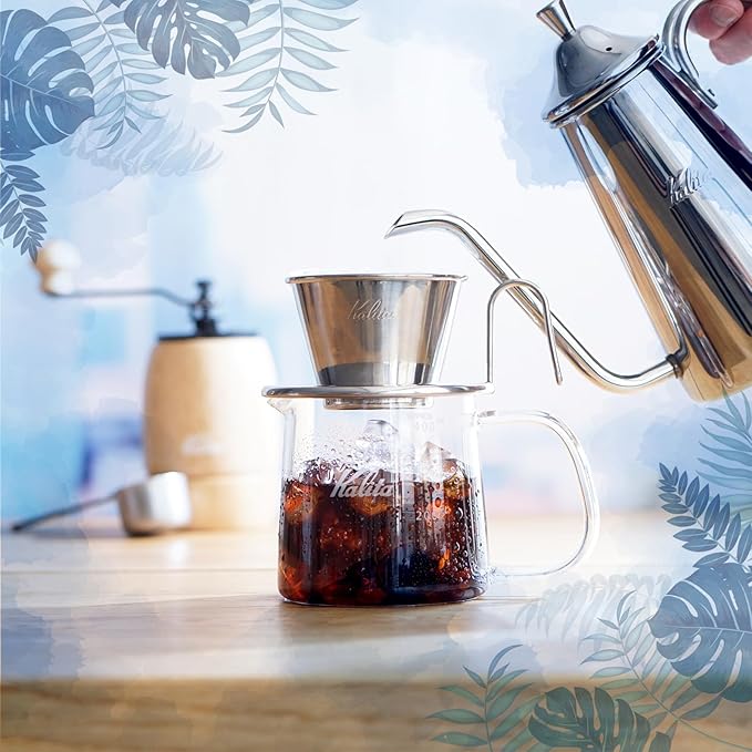 Kalita Coffee Dripper 'TSUBAME' WDS-185 2-4 Person Use Stainless Steel 5097