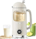 6-in-1 Upgraded 34oz Nut Milk Maker Machine with 8 Stainless Steel Blades Automatic Plant-Based Milk Maker for Homemade Soy Almond Oat Shakes &amp More Keep Warm Delay Timer &amp Self-Cleaning