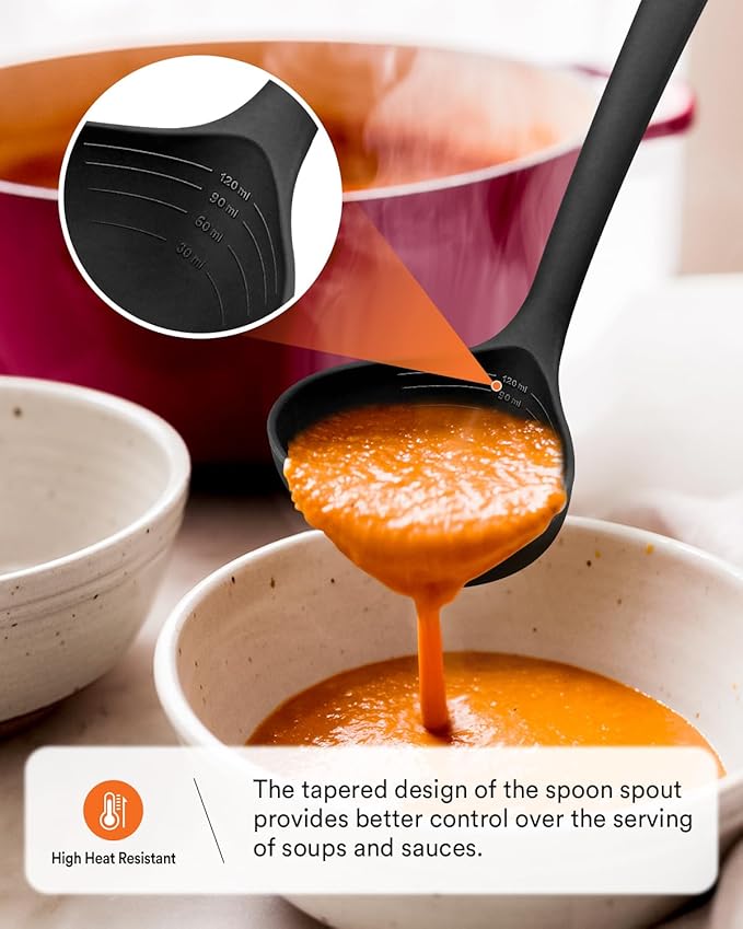Kitchen Utensils Set 13PCS Silicone Cooking Utensils Heat Resistant Kitchen Utensil Spatula Set for Nonstick Cookware Wooden Handles Kitchen Gadgets Tools Set