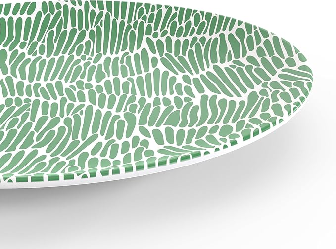 TervisHome Melamine Dinner Plates - Set of 4 | Enchanted Garden Collection | Durable Stoneware-like Quality Dishwasher Safe Perfect for Indoor and Outdoor Use