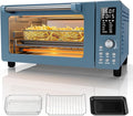 Nuwave Bravo Pro Convection Air Fryer Toaster Oven Combo 2025 New and Improved 10-in-1 50°-450°F Temp Controls Quick &amp Even Crisp Technology 21Qt Capacity Cozy Blue PFAS Free