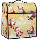 cfpolar Kitchen Aid Mixer Cover Compatible with 6-8 Quarts Christmas Cute Santa Claus Xmas Stand Mixer Cover Kitchen Aid Mixers Accessories Appliance Organizer Bag Dust Covers with Zipper Pocket