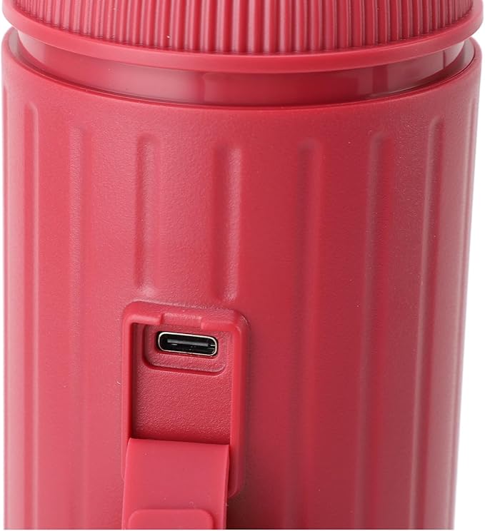 Portable Electric Espresso Machine Self-Heating Automatic Extraction 80ml Mini Coffee Maker for Camping/Travel/RV/Hiking/OfficeUSB-C &amp Car Charger(Black)(Red)