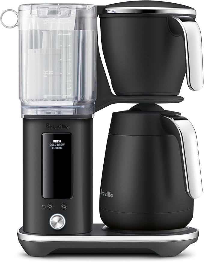 Breville Luxe Drip Coffee Machine BDC465BTR Black Truffle Thermal Carafe