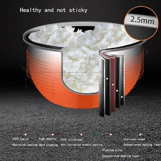 Rice Cooker 24 Hours Appointment Household 4L-1200W Smart Insulation Multi-function Small Appliances Suitable For 3-5 People