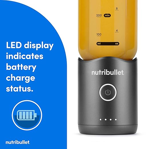 nutribullet Flex Portable Blender NBPB50200 Gunmetal Gray