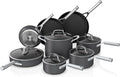 Ninja C39600 Foodi NeverStick Premium Hard-Anodized 13-Piece Cookware Set Guaranteed to Never Stick Nonstick Durable Oven Safe to 500°F Grey