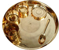 Rastogi Handicrafts Bronze Dinner Set (Kansa Thali)