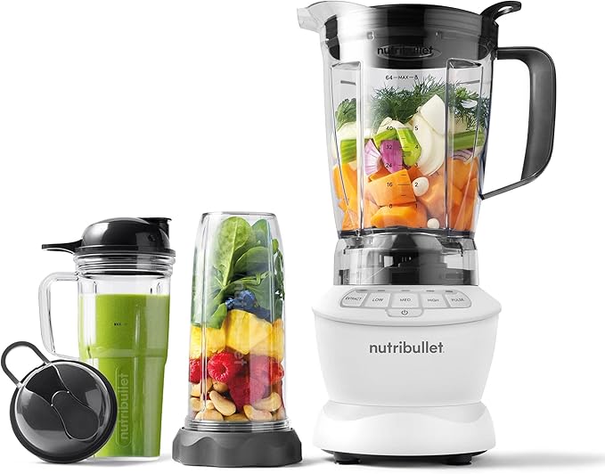 nutribullet 1200W Blender Combo with 64 oz Pitcher and 32 oz 900ml &amp 24 oz 700ml Cups