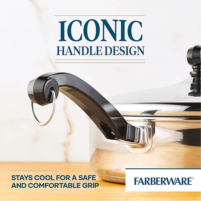 Farberware Classic Stainless Steel Fry Lid Saute Pan (2.75 Quart) Silver