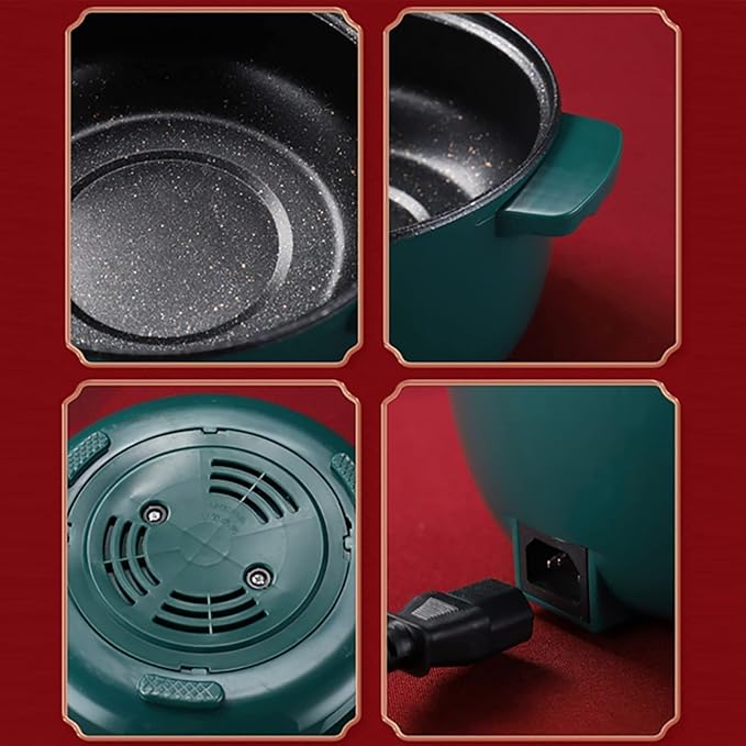 Rice Cooker - Rice Cooker With Steamer Basket 26/28cmRice Cooker With Steamer Household Dormitory Multifunctional All-in-one Frying Pan/wok Non-stick Soup Pot For 3-5 People (Size : 26cm)