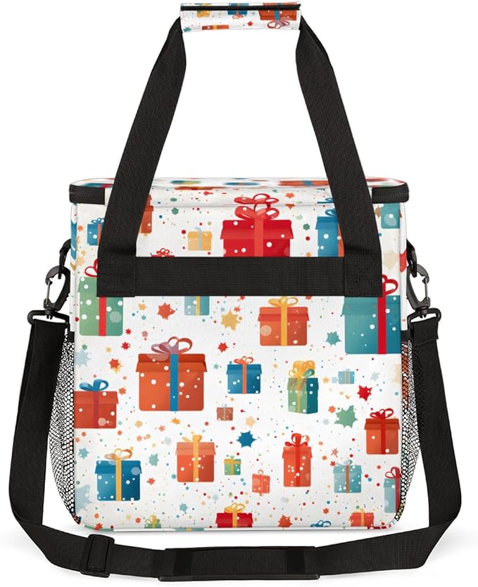 Christmas Gift Box Coffee Maker Carrying Bag Colorful Graffiti Travel Storage Bag Compatible with K-Mini or K-Mini Plus Single Serve Coffee Brewer Carrying Case with Pockets &amp Shoulder Strap