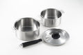 SOUEN SE-27 Detachable Handle Pot Set of 2 7.1 inches (18 cm) &amp 7.9 inches (20 cm)