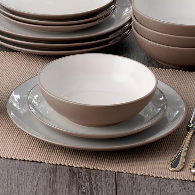 Noritake Colorwave Clay 16-Piece Coupe Dinnerware Set Service For 4