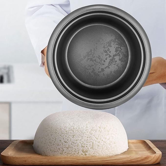 Rice Cooker &amp Steamer 2/3/4/5/6L Large Capacity 5 Layers Thickened Iron Alloy Non-Stick Liner for Family Dormitory 1~10 People Rice Cooker(2L)