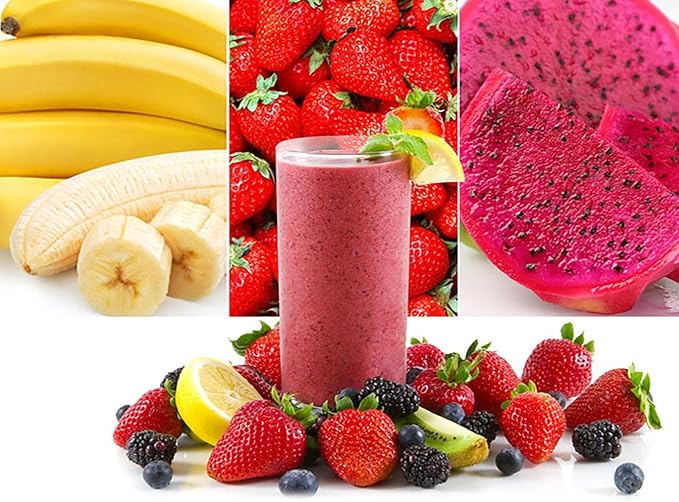 Smoothie Maker2L Blender2200W Commercial BlenderMulti-Function High Speed Electric Food Blenderfor SmoothiesJuicesMilkshakes