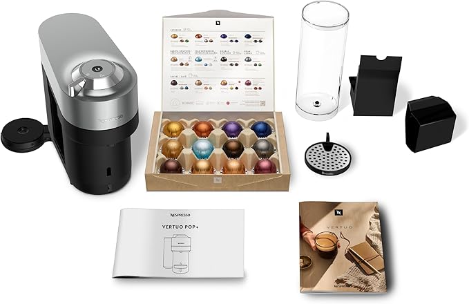 Nespresso Vertuo Pop+ Deluxe Coffee and Espresso Maker by Breville Titan