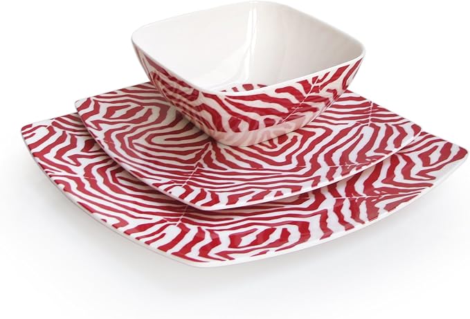 Waverly Wildlife Punch 12-Piece Dinnerware Set