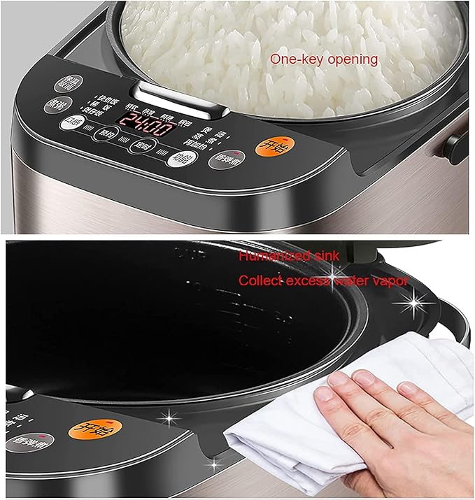 Rice Cooker 4L Large Capacity Smart Appointment Household Large Capacity Rice Cooker Dual use for Cooking Soup and Rice