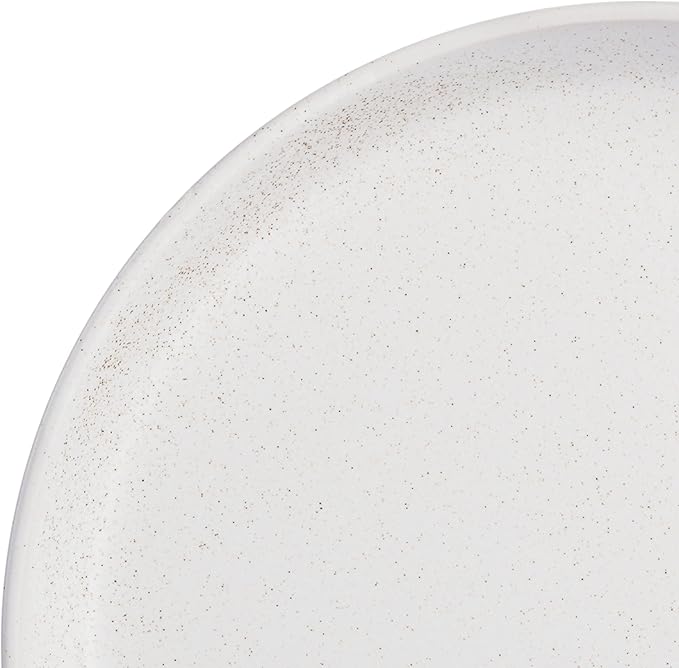 Gibson Soho Lounge Sofia Coupe Stoneware Dinnerware Set Service for 4 (12pcs) White w/Speckle