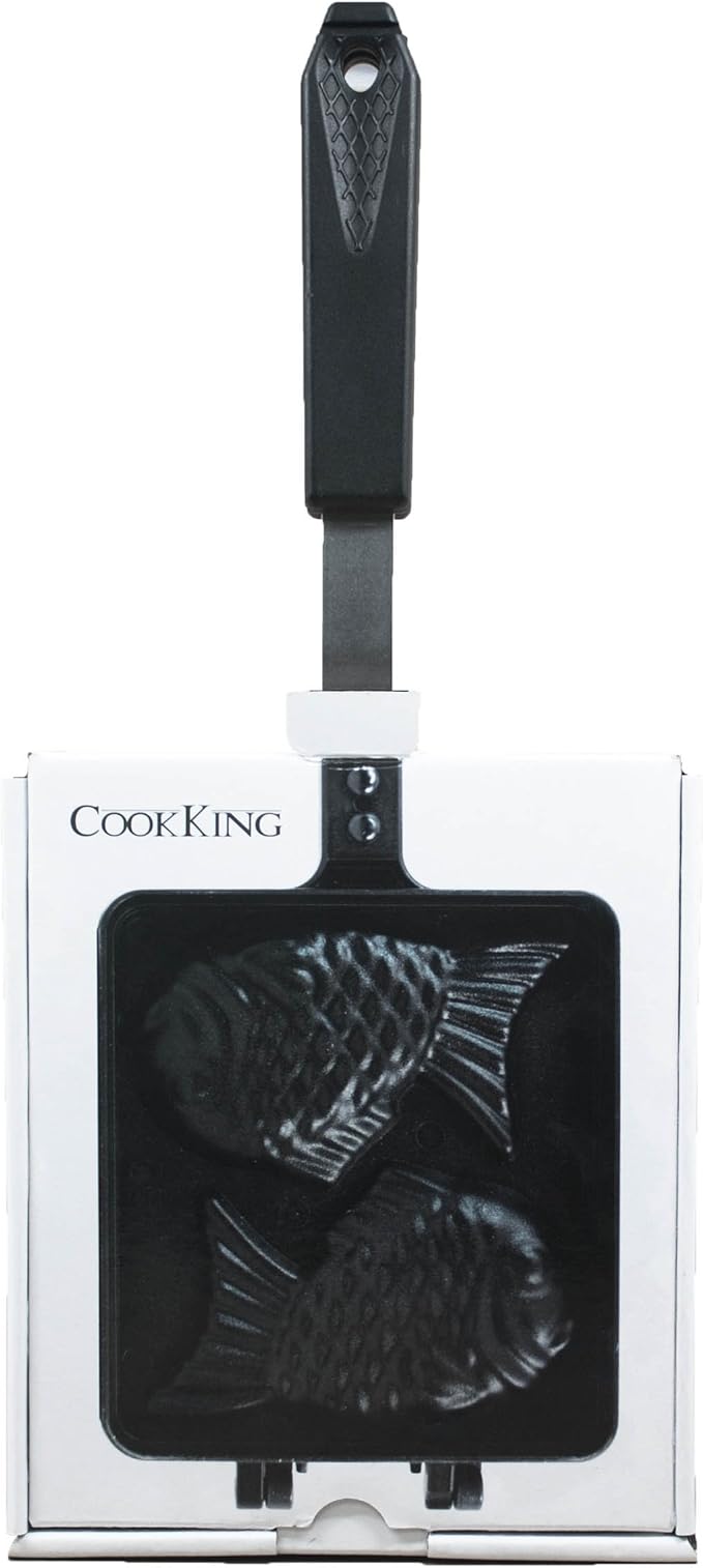 COOKKING - Taiyaki Japanese Fish-shaped Pancake Double Pan Made in Korea