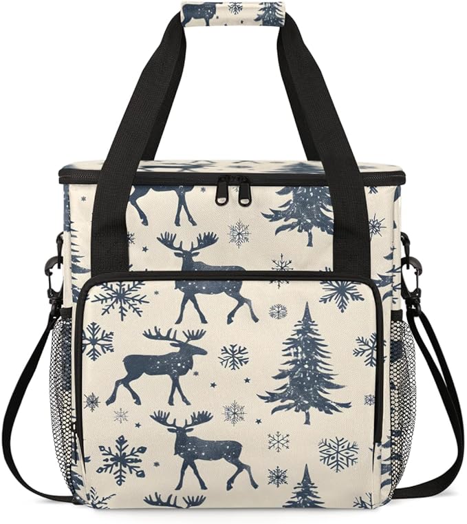 Cartoon Tree Coffee Maker Carrying Bag Fantastic Tree Travel Storage Bag Compatible with K-Mini or K-Mini Plus Single Serve Coffee Brewer Carrying Case with Multiple Pockets &amp Shoulder Strap